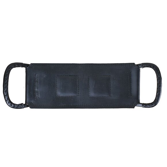 Outdoor Leather Stick With Portable Seat Stainless Steel Foldable Stool NEW - Picture 14 of 14